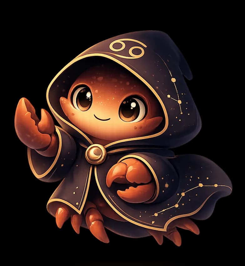 Simple Astro API mascot in a star-chart cloak